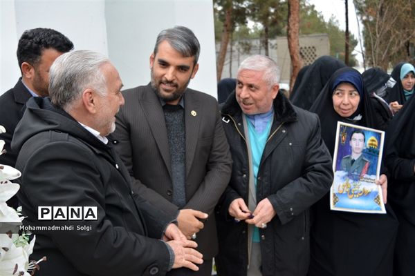 مراسم افتتاحیه حسینیه دانش‌آموزی ثامن الحجج در اردوگاه منتظری شهرستان شهریار