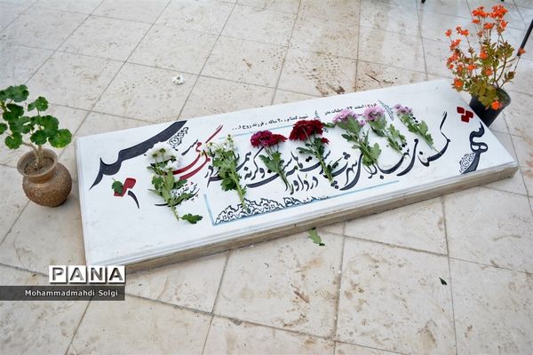مراسم افتتاحیه حسینیه دانش‌آموزی ثامن الحجج در اردوگاه منتظری شهرستان شهریار