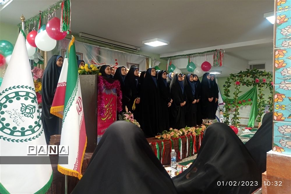 جشن ملی گرامیداشت چهل و چهارمین سالگرد پیروزی انقلاب اسلامی ایران  در شهرستان قدس