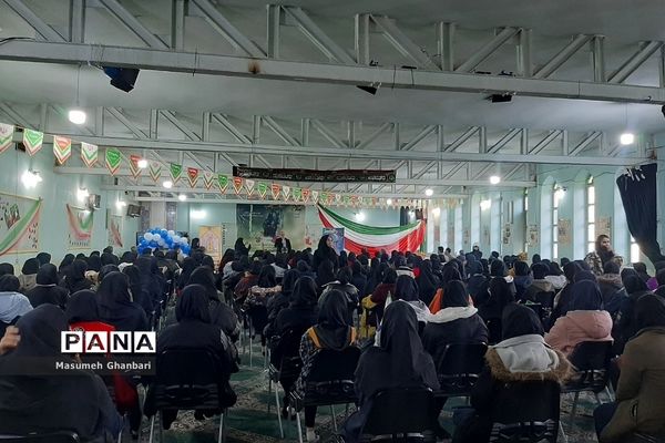 نواختن زنگ انقلاب در مدرسه حجاب شهرری