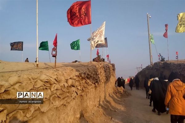 حضور دانش‌آموزان قائمشهری در یادمان شلمچه