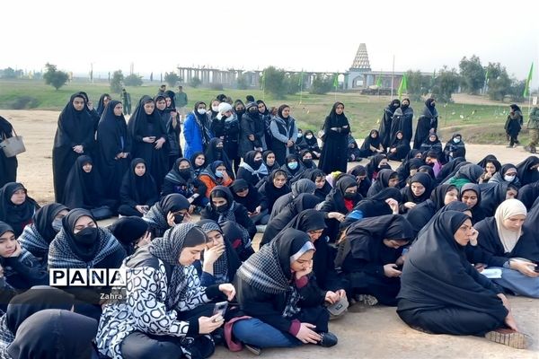 سفر راهیان نور دانش‌آموزان منطقه جوادآباد