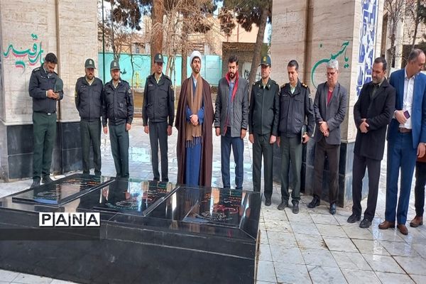 برگزاری مراسم غبار‌روبی مزار شهدای شهرستان نظرآباد