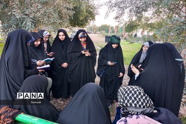 حضور سفیران نور منطقه ۱۳ تهران در اردوی راهیان نور