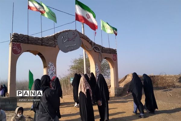 حضور دانش‌آموزان قائمشهری در اروندکنار