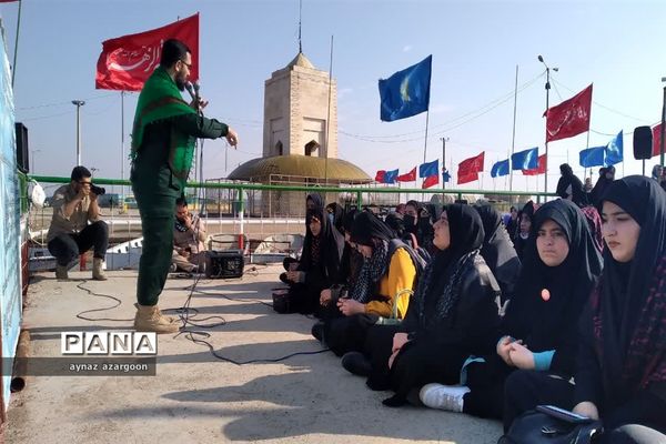حضور دانش‌آموزان قائمشهری در اروندکنار