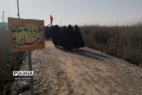 حضور دانش‌آموزان قائمشهری در اروندکنار