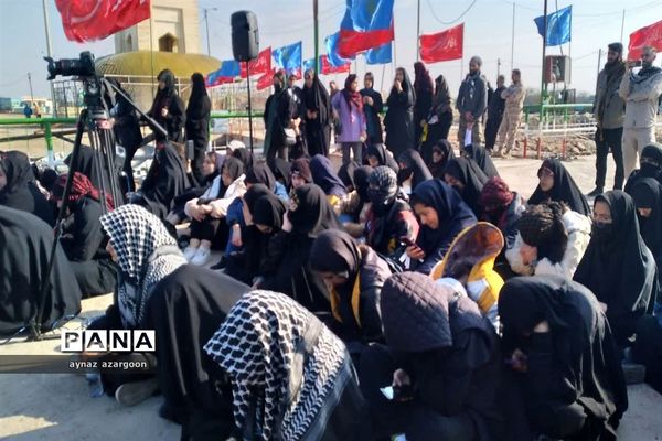 حضور دانش‌آموزان قائمشهری در اروندکنار