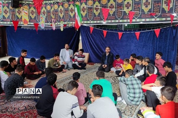 برگزاری اعتکاف ویژه دانش‌آموزان پسر فشافویه
