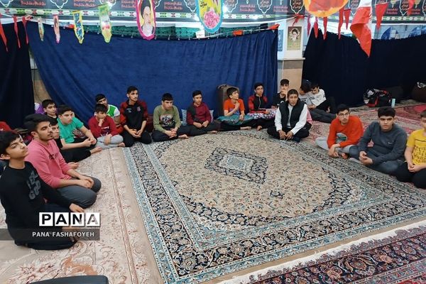 برگزاری اعتکاف ویژه دانش‌آموزان پسر فشافویه