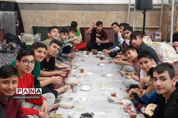 برگزاری اعتکاف ویژه دانش‌آموزان پسر فشافویه