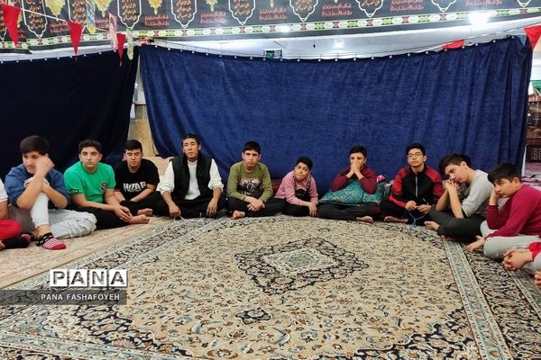 برگزاری اعتکاف ویژه دانش‌آموزان پسر فشافویه