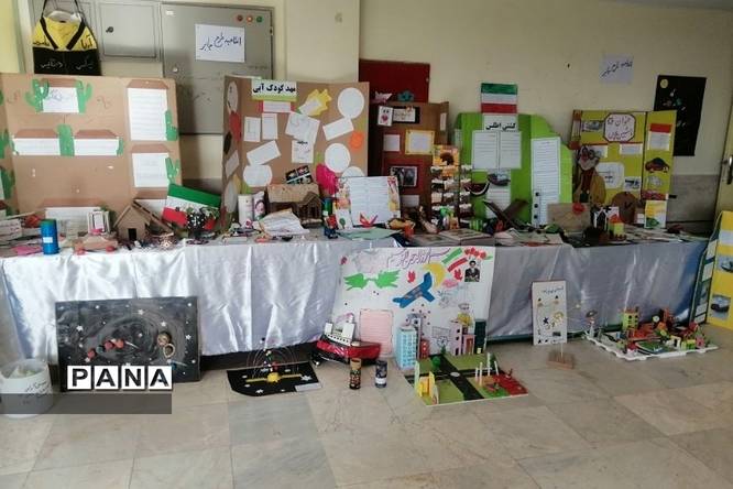 نمایشگاه دستسازهها و جابربنحیان در مدارس رودهن