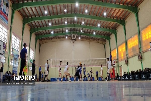 مسابقه والیبال بین تیم‌های خوزستان و قزوین از قاب دوربین دانش‌آموز خبرنگار پانا