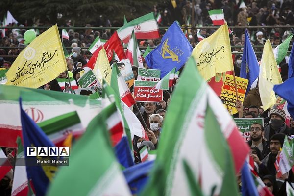 سخنرانی رئیس جمهوری در راهپیمایی ۲۲ بهمن