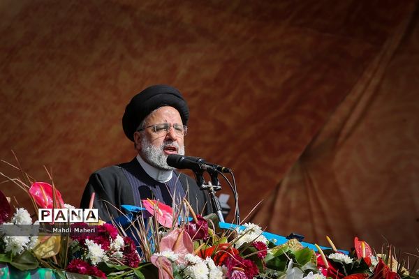 سخنرانی رئیس جمهوری در راهپیمایی ۲۲ بهمن