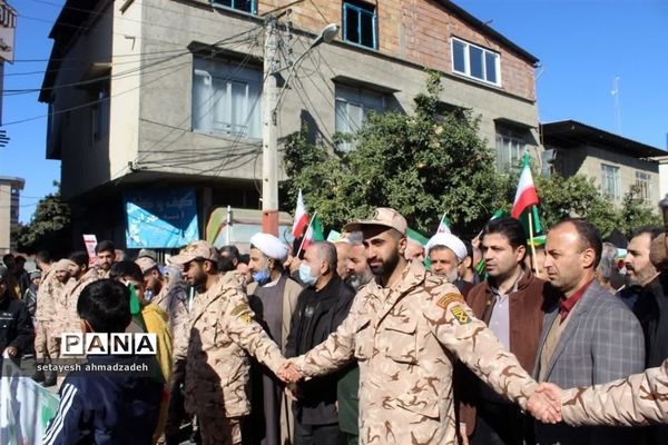 راهپیمایی ۲۲ بهمن در گلوگاه