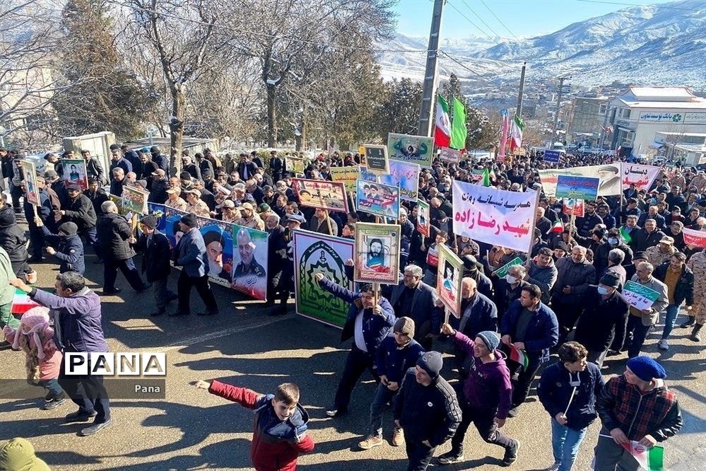 راهپیمایی۲۲بهمن در شهرستان‌های آذربایجان شرقی