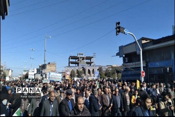 راهپیمایی 22 بهمن شهرستان کردکوی