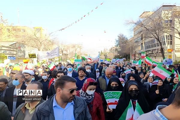 راهپیمایی 22 بهمن در فارس