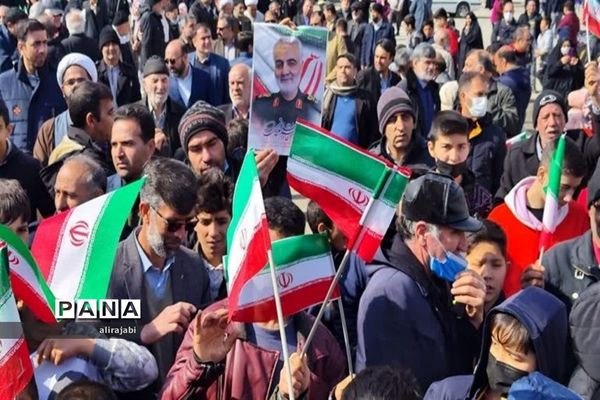 حماسه حضوردانش‌آموزان ، فرهنگیان و مردم شهیدپرور و ولایتمدارمنطقه کهریزک