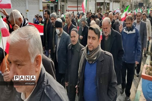 حماسه حضوردانش‌آموزان ، فرهنگیان و مردم شهیدپرور و ولایتمدارمنطقه کهریزک
