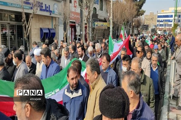 حماسه حضوردانش‌آموزان ، فرهنگیان و مردم شهیدپرور و ولایتمدارمنطقه کهریزک