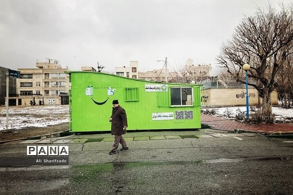 بارش برف زمستانی در تهران