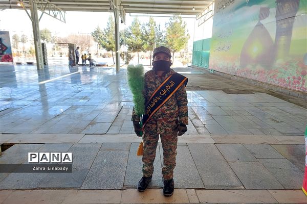 گلباران مزار شهدا ملارد به مناسبت ایام الله دهه فجر