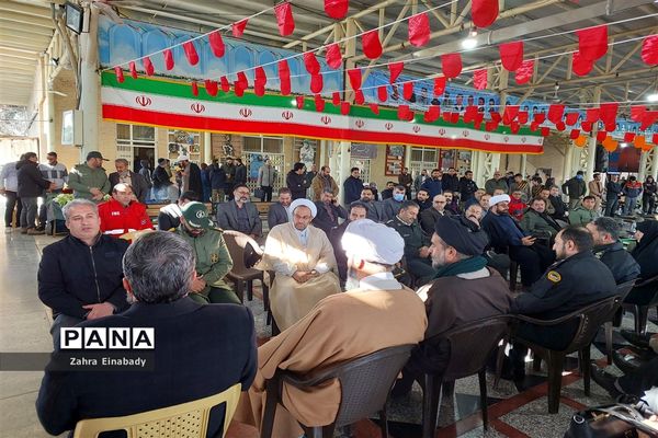 گلباران مزار شهدا ملارد به مناسبت ایام الله دهه فجر
