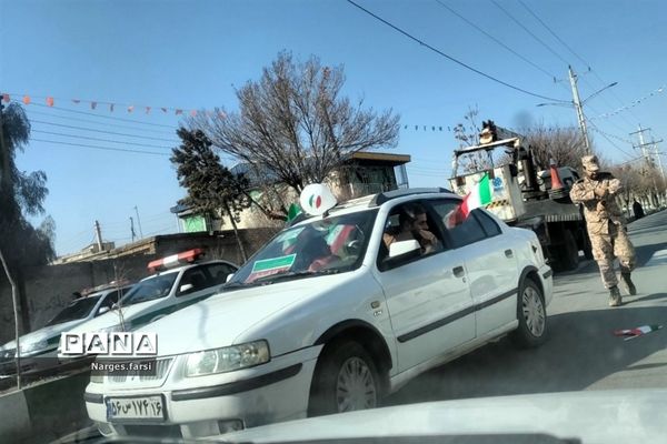 راهپیمایی 22 بهمن در شهر جعفریه قم