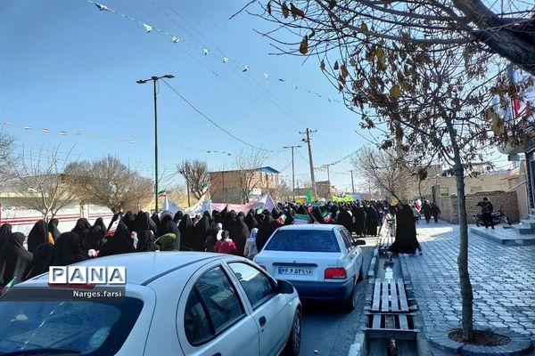 راهپیمایی 22 بهمن در شهر جعفریه قم