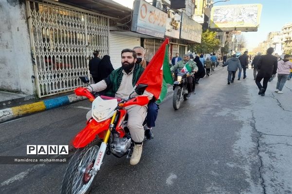 راهپیمایی ۲۲ بهمن در قائمشهر