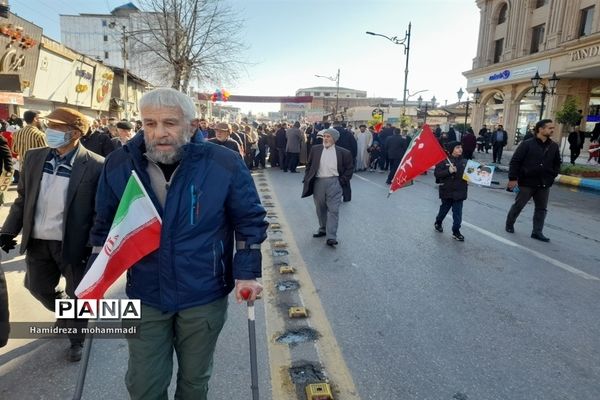 راهپیمایی ۲۲ بهمن در قائمشهر