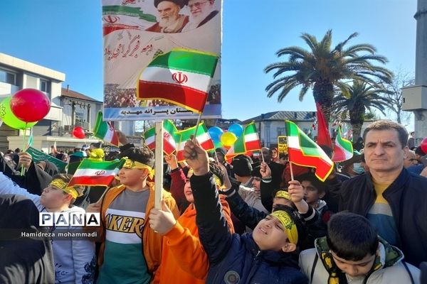 راهپیمایی ۲۲ بهمن در قائمشهر