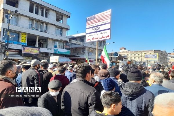 راهپیمایی ۲۲ بهمن در قائمشهر