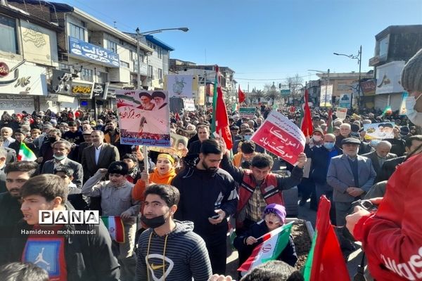 راهپیمایی ۲۲ بهمن در قائمشهر