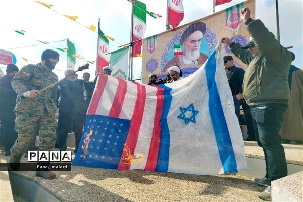 تجمع پرشور ۲۲ بهمن در ملارد