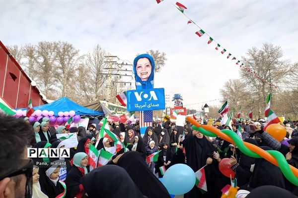 تجمع پرشور ۲۲ بهمن در ملارد