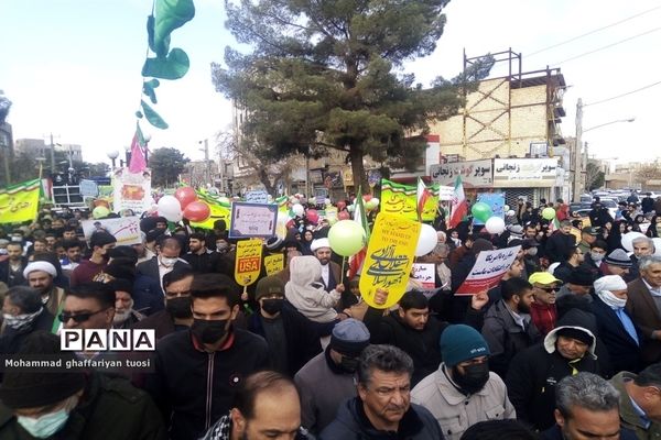 راهپیمایی باشکوه ۲۲ بهمن در تربت جام