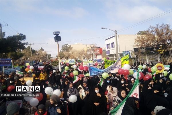 راهپیمایی باشکوه ۲۲ بهمن در تربت جام