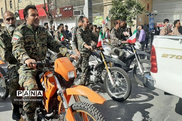 راهپیمایی باشکوه 22 بهمن در شهرستان جهرم
