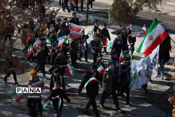 برگزاری راهپیمایی ۲۲ بهمن در شهر جوادآباد