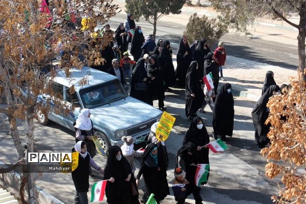 برگزاری راهپیمایی ۲۲ بهمن در شهر جوادآباد