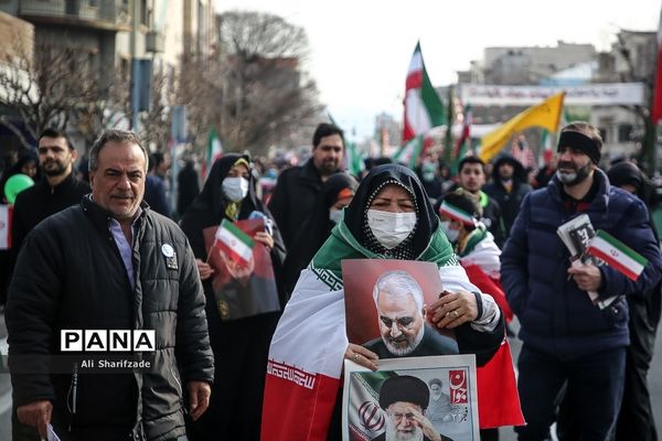 راهپیمایی ۲۲ بهمن در تهران