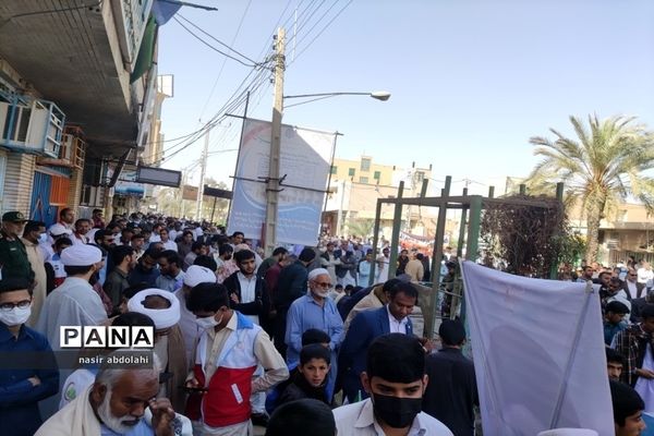 راهپیمایی22 بهمن در ایرانشهر