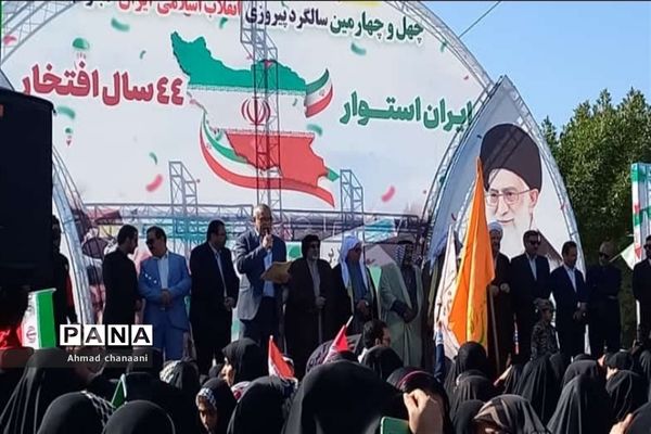 راهپیمایی ۲۲ بهمن در شهرستان کارون