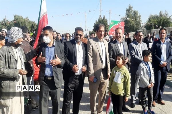 راهپیمایی ۲۲ بهمن در شهرستان کارون