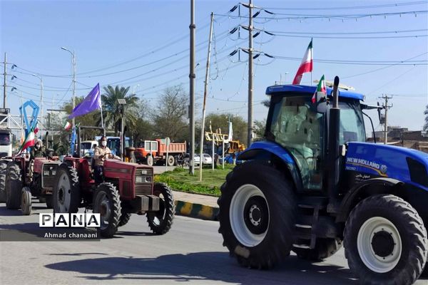 راهپیمایی ۲۲ بهمن در شهرستان کارون