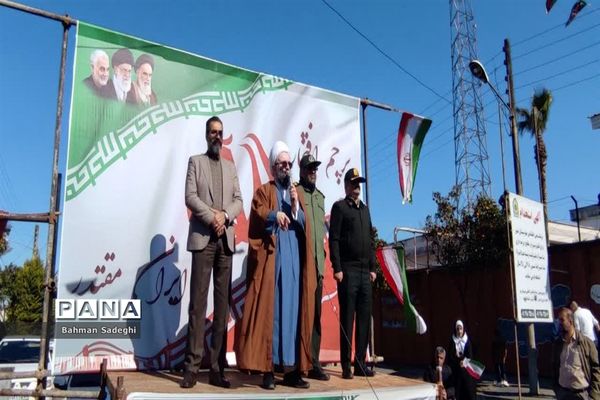 حضور باشکوه مردم شهرستان نور در راهپیمایی یوم‌الله ۲۲ بهمن